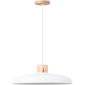 Miniatyrbild 3 av 6: Hängande Lampa - Sollux - Indy - Böjd Lampskärm - E27 - 1x15W LED - Vit