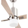 Miniatyrbild 3 av 5: Modern takfläkt FARO Palk DC-motor 132cm med lampa och IR-fjärrkontroll kastanj