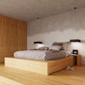 Miniatyrbillede 6 af 6: HORUS E27 LED Væglampe Moderne Loft BOHO Klassisk Design Korridor - Sort