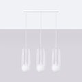 Miniatyrbillede 3 af 6: Pendel - Sollux - Brina - Stål - G9 - 3x8W LED - Hvid