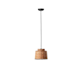 Miniatyrbild 1 av 4: Suspension dôme - Faro - SAIPAN - Svart rotting - E27 - 2700K - Modern design BLANCO