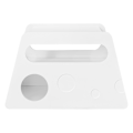 Miniatyrbild 8 av 8: Skänk, modernt vitt sidobord med hjul, säker rundad design – mobil, platsbesparande White