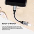 Miniatyrbillede 6 af 7: Multifunktionel 8-bens hun til Type-C han kabeladapterstik Blue