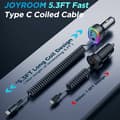 Miniatyrbillede 3 af 9: 60W Biloplader PD USB Type C USB Telefonoplader Hurtig Opladning med Type-C Kabel null - TypeC Cable
