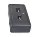 Miniatyrbillede 7 af 11: Dobbelt USB 12V Panel Biloplader Stik 3.1A 12V/24V USB Opladerudtag Panel Strømadapter til Campere Autocampere Både Red light