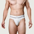 Miniatyrbild 2 av 5: Original No. 10 Swimmer/Jogger Jockstrap 3 tum Vit | Herrunderkläder | Herr Jockstrap XXL