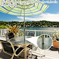 Miniatyrbild 3 av 4: Parasollhålsringplugg Flexibel Enkel Installation Parasollkil för Poolbalkong{EE} Umbrella Hole Sleeve *2pcs