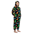 Pikkukuva 3 / 5: Lasten Onesie Pyjama Söpö Kuvioprintti Vetoketjukiinnitys Unisex Hupullinen Pehmeä Talvi Syksy Tyyppi 3 Type 3 140