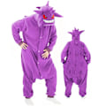 Miniatyrbillede 1 af 2: Gengar Kostume Heldragt Pyjamas Halloween Jul Heldragt