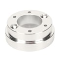 Miniatyrbillede 7 af 8: 70 mm Rat Adapterplade Legering Hub Adapterplade til Logitech til Momo til Sparco 13 14 Tommer PCD Rat Sølv 0.3