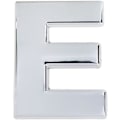 Miniatyrbilde 1 av 4: 3D Metall Emblem Bokstav E Klistremerke - Krombelagt Sink Legering Bil Symbol Emblem Dekal