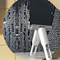 Miniatyrbild 7 av 9: Mini Pressmopp Fönsterglas Rengöringssvampar Handsfree Mopp