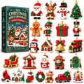 Byggeklods-julekalender 24 dage 3D julebyggeklodser