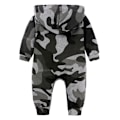 Pikkukuva 3 / 5: Vauvan poikien tyttöjen söpö haalari hupullinen tasku jumpsuit vaatteet asu naamiointi Camouflage 100cm