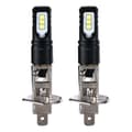 2x H1 6000k Super Bright White 6000lm DRL LED Strålkastarlampa Kit Helljus