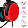 Miniatyrbillede 3 af 9: Stealth C6-100 Gaming Headset til Switch, XBOX, PS4/PS5, PC - Neon Blå/Rød