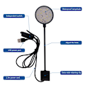 Miniatyrbillede 7 af 9: LED akvarielys clip-on fiskeakvariumbelysning til små og mellemstore fiskeakvarier{EE}