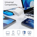 Pikkukuva 3 / 3: 25W Valkoinen USB-C Laturi + USB-C Kaapeli Samsung Galaxy A25 A15 A05 A05s A35 A55