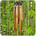 Pikkukuva 2 / 5: 60 cm Suuri Tuulikello Puutarhaan Säänkestävä Bambu Kookos
