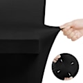 Miniatyrbillede 5 af 8: Køkken Spandex Dug 10 Pak [6FT, Sort] 190GSM Stræk Dug Pasform Dækning Rektangulær Black