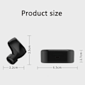 Pikkukuva 3 / 4: Langattomat Bluetooth 5.0 -nappikuulokkeet 500 mAh:n latauskotelolla