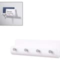 Wall Mounted Key Board Storage Shelf - U-shaped Hook Shelf Small KLB