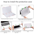 Pikkukuva 4 / 5: Kova suojakotelo ja näytönsuoja MacBook Pro 13:lle