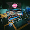 Miniatyrbild 5 av 5: SayoDevice OSU O3C Snabb Utskrift Hall Switch Magnetisk Linjär Switch Tangentbord med Knapp och Skärm Kopiera Klistra In Genväg {hh] 3 key white