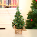 Miniatyrbilde 6 av 6: Juletre 20cm grønt tre 30cm Mini juletre lin un
