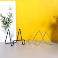 Miniatyrbilde 5 av 5: Sort Gull Holder Skrivebord Display Stativ Oppbevaringshylle Sort L