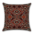 Miniatyrbild 5 av 5: Persiska Geometriska Prydnadskuddar Överdrag Heminredning Set om 4 Dekorerade