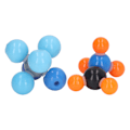 Miniatyrbillede 4 af 10: Molekylær Struktur Model Kit Molekylær Kugle Proportional Binding til Uorganisk Organisk Kemi Læring{f2}