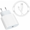 Miniatyrbild 1 av 5: USB C Snabbladdare - PD Certifierad 20W Snabb med Lightning Kabel Typ C Laddare Adapter för iPhone 14/14 Plus/14 Pro/14 Pro Max/13/iPad Pro{EE}