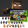 Miniatyrbillede 3 af 5: Minecraft Action Figur Model Legetøj Julekalender 2024 24 Dages Nedtælling Blind Box Overraskelsesgaver