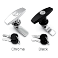 Miniatyrbilde 2 av 10: Lastebil T-Håndtak Lås Tilhenger Lås KROM{F2} Chrome