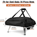 Pikkukuva 2 / 5: Ooni Koda 16 Pizzauunin Suojus, Vedenpitävä ja Säänkestävä, Kantolaukku, Pizzauunin Laukku - Musta (66 x 60 x 22 cm)