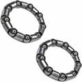 2x Stålkullager för cykel 32mm 45mm 9 kulor 7.94mm Universal DIY Vevarm