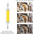 Miniatyrbild 3 av 5: 2-pack R7S 10W 78mm Dimbar LED-lampa Cool White 6000-6500K 100W