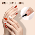 Miniatyrbilde 2 av 6: Base og topplakk, 2*10 ml UV Gel Base Coat & Top Coat glossy for Gelnegler Neglekunst{EE}