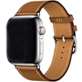Miniatyrbilde 1 av 5: Brun Kompatibel med Apple Watch reim 38/40/41 mm, brunt lær{EE]