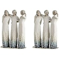 Miniatyrbilde 3 av 5: Tre søstre figurer skulpturer vennskap tre søstre statue - håndverk