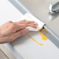 Miniatyrbillede 3 af 5: Blød fodliste - endestrimmel 22 mm 6 meter til køkken og badeværelse, selvklæbende tætningsliste, fleksibel bøjelig strimmel, fugtforseglingsstrimmel,