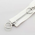 Miniatyrbild 1 av 5: 5# 70/90cm Metall Dragkedja Dubbel Slider Rund Ring Dragkedja För DIY Sömnad Kläder vit white 90cm