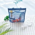 Miniatyrbild 3 av 10: Duschväska i mesh Toalettväska BLÅ blue