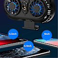 Miniatyrbild 4 av 4: Mobiltelefonkylare 2 Fläktar Hållare Kylplatta Gamepad Tyst Kylare