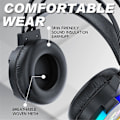 Miniatyrbillede 3 af 5: Gaming Headset 7.1 Stereo Surround Bass Headset Computer Spillekonsol Med Mikrofon Rgb Headset{EE}