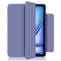 Miniatyrbillede 4 af 5: Stativ Etui til iPad Air 13 (2024) (M2) - Stødsikkert Magnetisk PU Læder Flip Etui - Lilla Multifarvet{ee} Multicolor Purple
