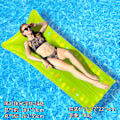 Miniatyrbillede 1 af 11: Ny oppustelig flydende række udendørs foldbar ryglæn klemme net flydende seng vand oppustelige forsyninger loungestol flydende seng Single float with light (green) EU patent CE certification