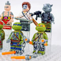 Pikkukuva 5 / 5: Teenage Mutant Ninja Turtles Minihahmosetti aseilla ja tarvikkeilla