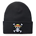 Miniatyrbild 1 av 3: One Piece Anime Tema Pirat Monkey D. Luffy Mönster Beanie Hatt för Män Kvinnor Unisex Vinter Varm Manschett Mössa Mjuk Stretch Stickad Beanies Black